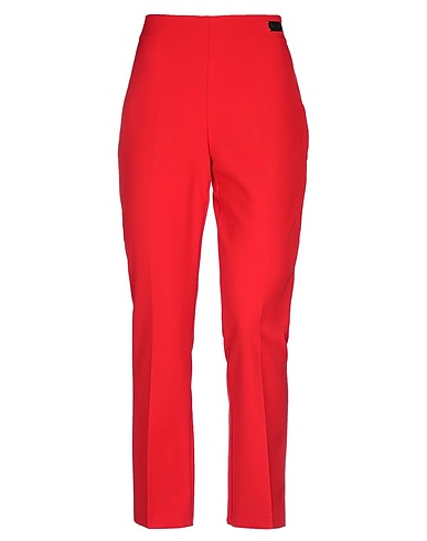 BE BLUMARINE Casual pants Red 88% Polyester, 12% Elastane