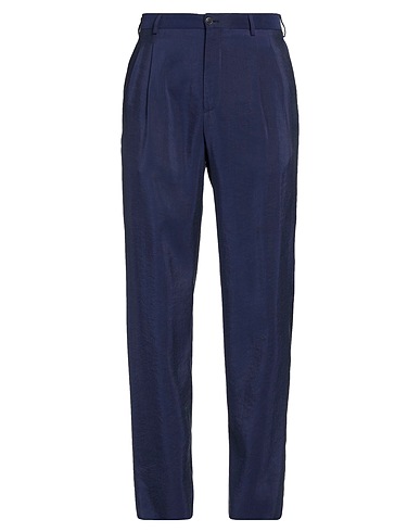 GIORGIO ARMANI Casual pants Navy 75% Silk, 25% Polyamide