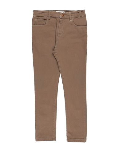 MANUEL RITZ Casual trouser Khaki 98% Cotton, 2% Elastane