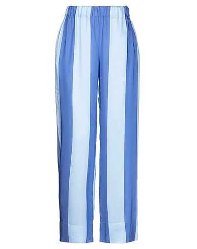 XACUS Casual trouser Sky blue 84% Viscose, 16% Silk