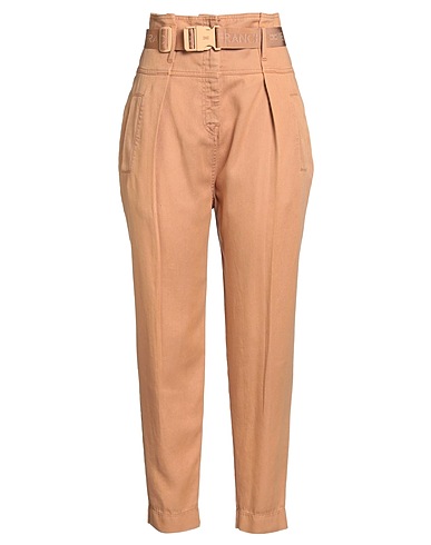 ELISABETTA FRANCHI JEANS Casual trouser Camel 100% Lyocell