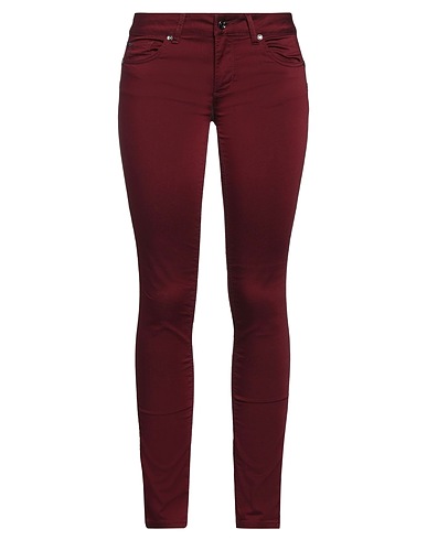 LIU •JO Casual pants Burgundy 67% Cotton, 29% Polyester, 4% Elastane