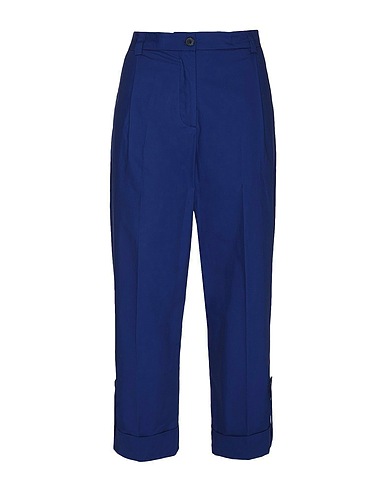 8 by YOOX Casual trouser Blue 100% Cotton