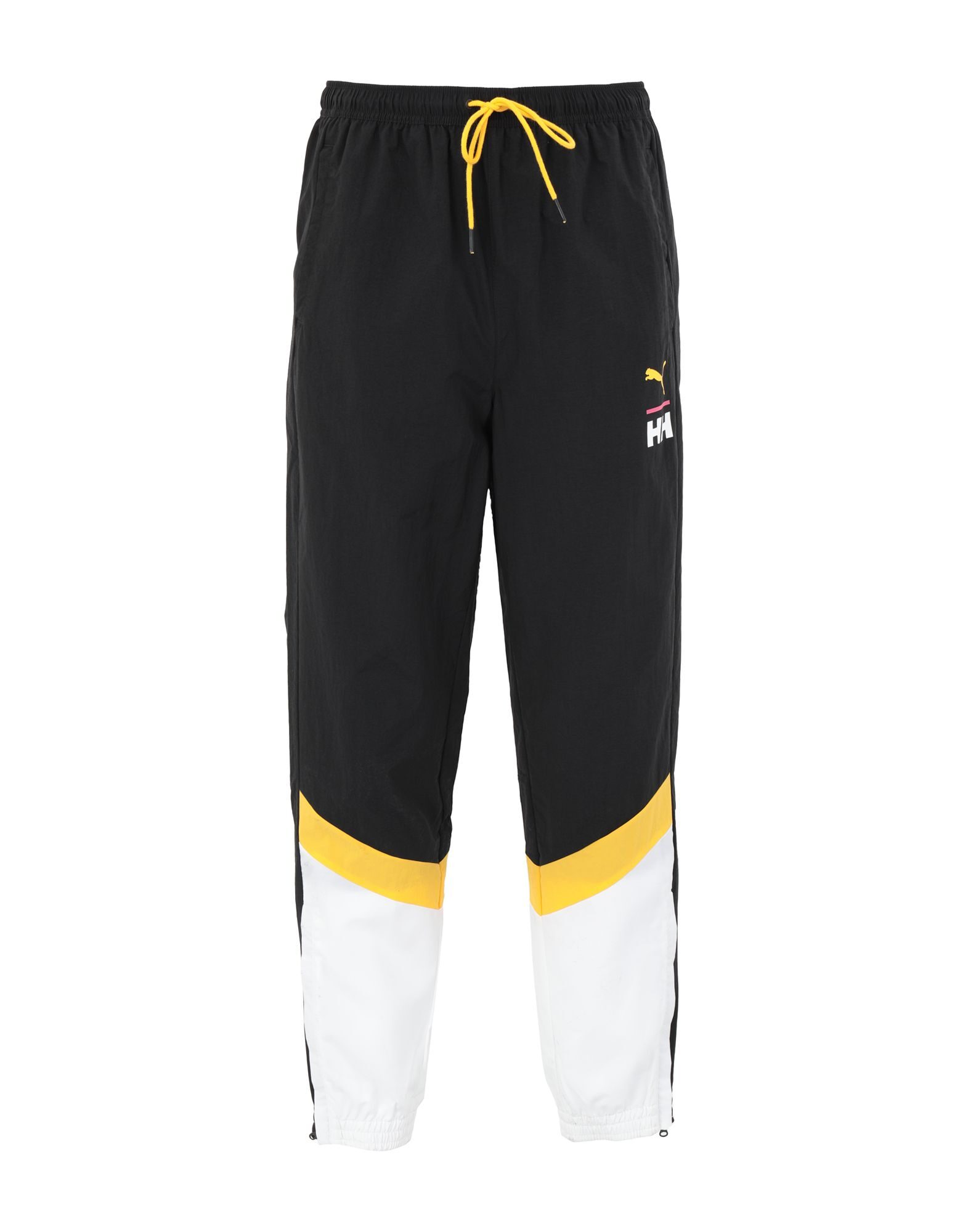 puma track shorts yellow