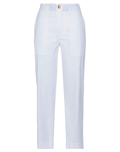 LIVIANA CONTI Casual pants White 100% Cotton