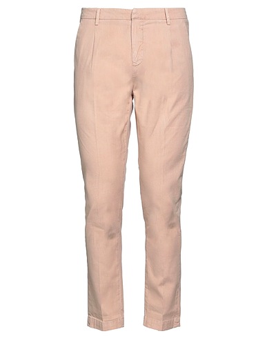 YAN SIMMON Casual pants Antique rose 67% Cotton, 30% Linen, 2% Polyester, 1% Elastane