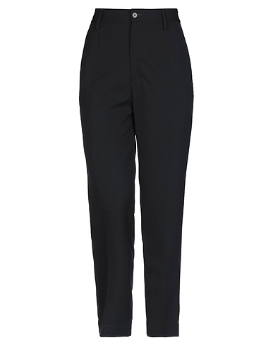 FORTE_FORTE Pantalone Nero 55% Poliestere, 45% Lana Vergine, Cotone