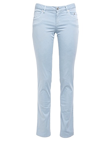SIVIGLIA Casual trouser Sky blue 97% Cotton, 3% Elastane