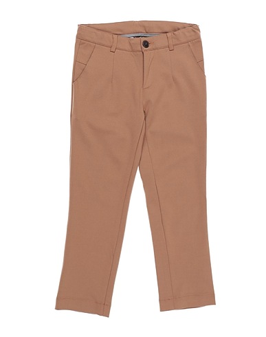 PAOLO PECORA Casual trouser Camel 66% Viscose, 30% Polyamide, 4% Elastane