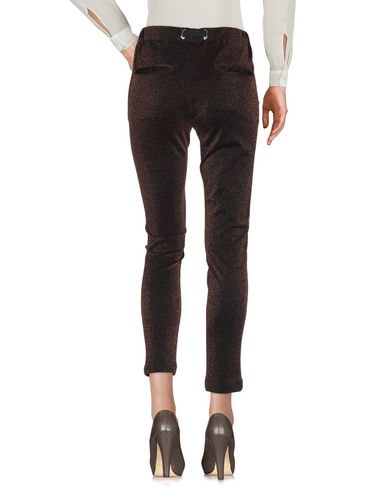 Shop White Sand 88 White Sand Woman Pants Dark Brown Size 4 Polyamide, Viscose, Polyester, Elastane