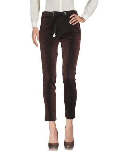 Shop White Sand 88 White Sand Woman Pants Dark Brown Size 4 Polyamide, Viscose, Polyester, Elastane