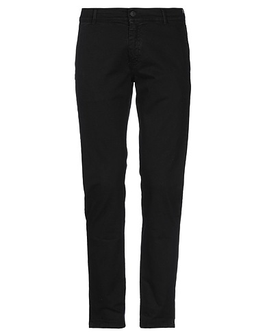 GREY DANIELE ALESSANDRINI Pantalone Nero 98% Cotone, 2% Elastan