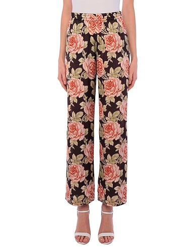 RABANNE Casual trouser Chocolate brown 100% Polyester