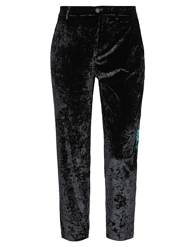 BERWICH Casual trouser Black 94% Polyester, 6% Elastane