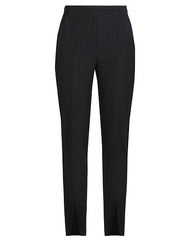SEVENTY VENEZIA Casual trouser NERO 53% Polyester, 43% Virgin Wool, 4% Elastane