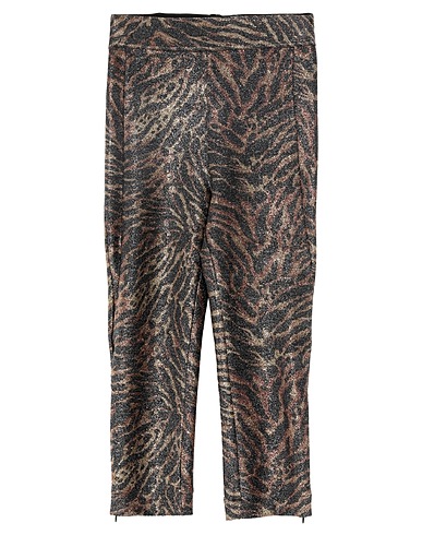 GANNI Casual trouser Charcoal 62% Polyester, 30% Lurex®, 8% Elastane