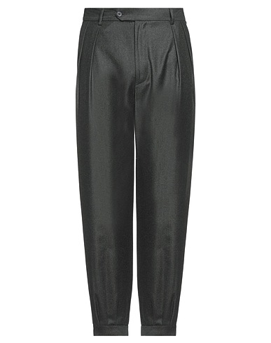 EMPORIO ARMANI Casual pants Dark green 100% Virgin Wool