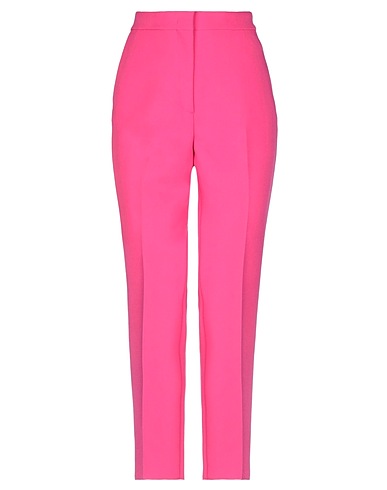 MSGM Casual pants Fuchsia 84% Polyester, 10% Viscose, 6% Elastane