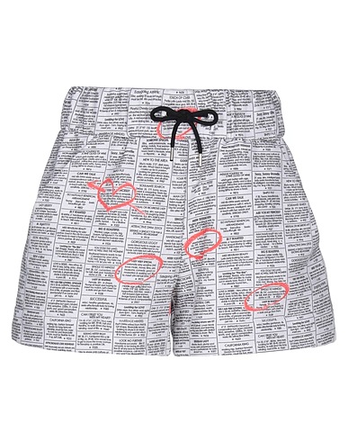 JEREMY SCOTT Shorts & Bermuda Light grey 100% Cotton