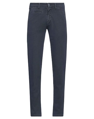 LIU •JO MAN Casual trouser Midnight blue 97% Cotton, 3% Elastane