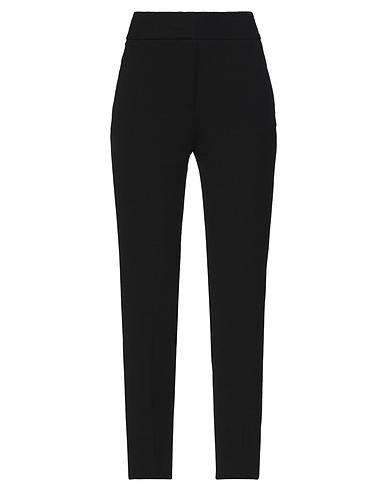 PESERICO Casual pants Black 64% Polyester, 27% Viscose, 6% Cotton, 3% Elastane
