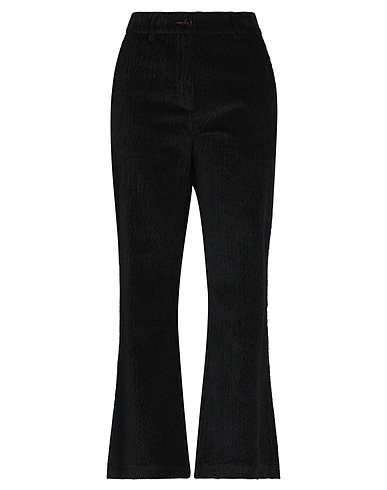 MOMONÍ Casual trouser Black 80% Cotton, 19% Modal, 1% Elastane