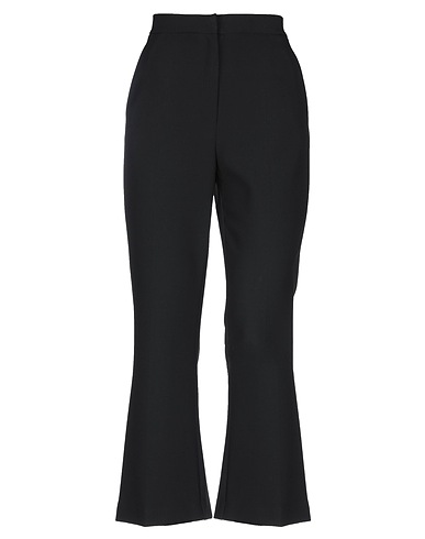 SIMONA CORSELLINI Casual trouser Black 63% Polyester, 27% Viscose, 7% Cotton, 3% Elastane