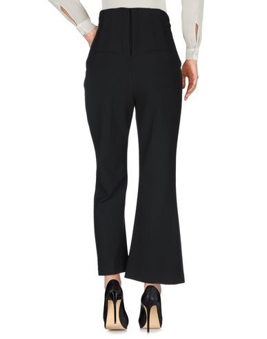 Shop Space Simona Corsellini Simona Corsellini Woman Pants Black Size 8 Polyester, Viscose, Cotton, Elastane