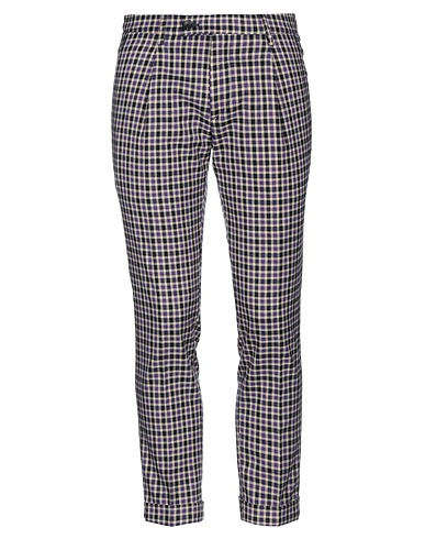 MICHAEL COAL Casual pants Purple 65% Polyester, 33% Viscose, 2% Elastane