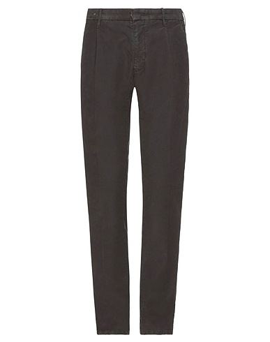 INCOTEX Casual trouser Dark brown 98% Cotton, 2% Elastane