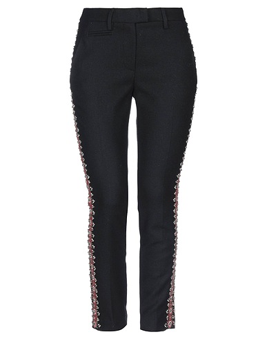 DONDUP Casual pants Black 60% Wool, 40% Polyacrylic
