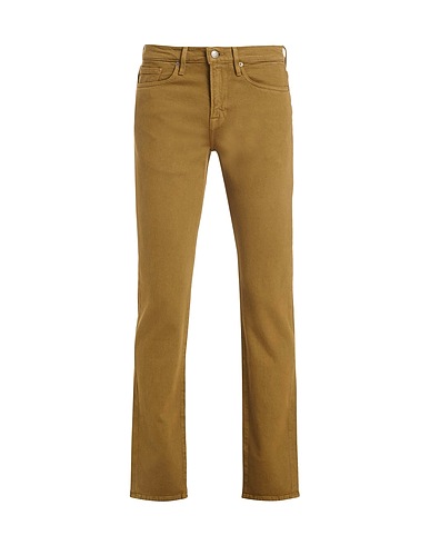 FRAME Denim trousers Deep teal 96% Cotton, 3% Polyester, 1% Elastane