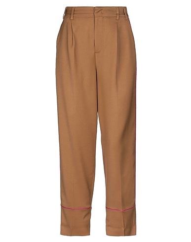 PT Torino パンツ キャメル レーヨン 82% / バージンウール 17% / ポリウレタン 1%