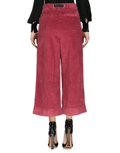 Shop White Sand 88 White Sand Woman Pants Garnet Size 6 Cotton, Modacrylic, Polyamide In Red