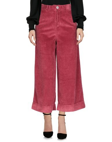 Shop White Sand 88 White Sand Woman Pants Garnet Size 6 Cotton, Modacrylic, Polyamide In Red