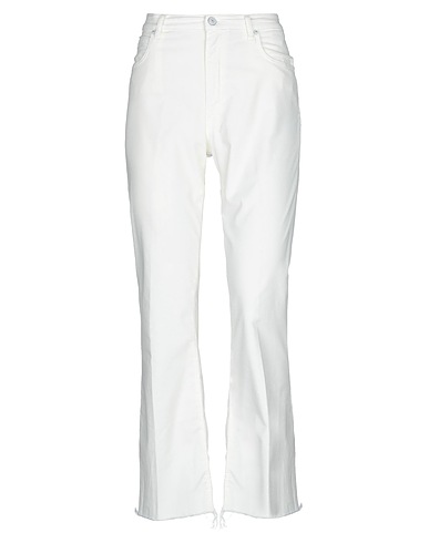 (+) PEOPLE Casual trouser Ivory 66% Cotton, 32% Viscose, 2% Elastane
