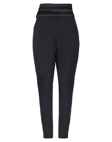 BALMAIN Casual trouser Black 100% Wool, Viscose, Acetate