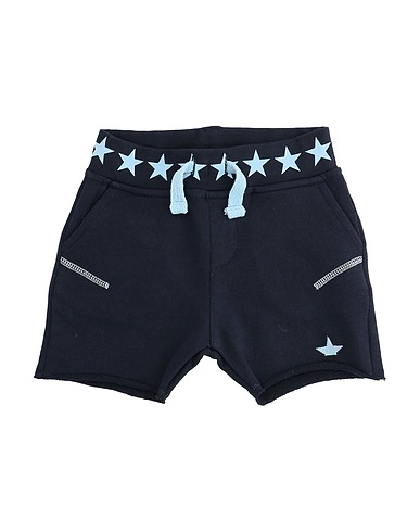 MACCHIA J Shorts & Bermuda Midnight blue 100% Cotton