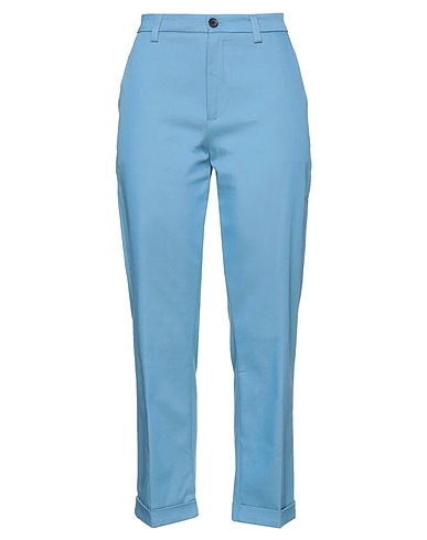 DEPARTMENT 5 Casual trouser Azure 98% Cotton, 2% Elastane