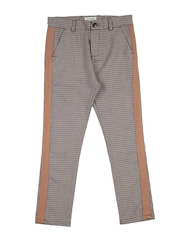 PAOLO PECORA Casual trouser Brown 65% Polyester, 32% Viscose, 3% Elastane