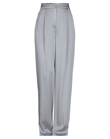 MALÌPARMI Casual trouser Light grey 71% Acetate, 29% Viscose