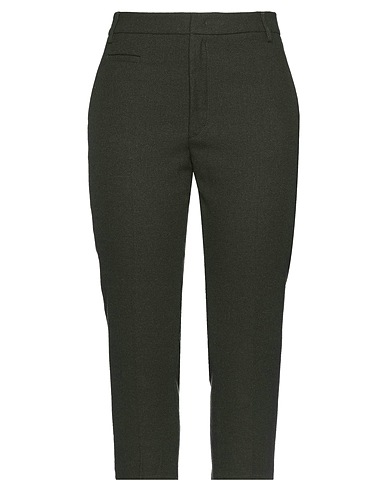 DONDUP Casual pants Military green 60% Wool, 40% Polyester