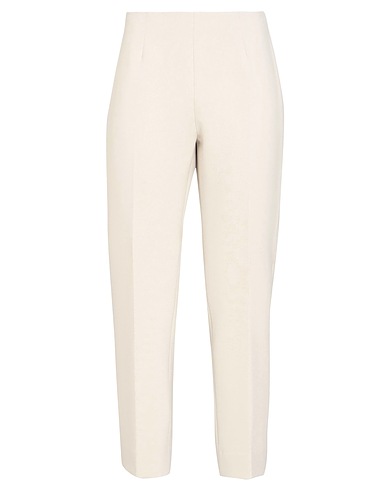PESERICO Casual pants Beige 64% Polyester, 27% Viscose, 6% Cotton, 3% Elastane