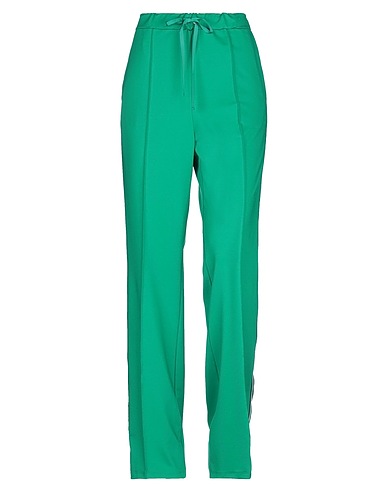 PINKO Casual trouser Green 91% Polyester, 9% Elastane