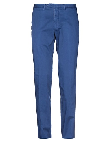 RAF MOORE Casual trouser Blue 97% Cotton, 3% Elastane