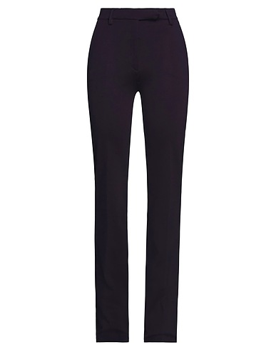 TRUE ROYAL Casual pants Plum 65% Viscose, 30% Polyamide, 5% Elastane