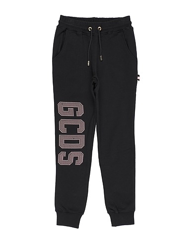 GCDS MINI Casual pants Black 100% Cotton