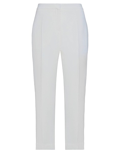 MCQUEEN Casual trouser White 52% Viscose, 48% Acetate