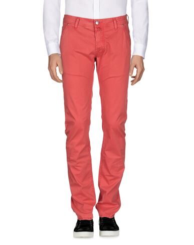 Shop Jacob Cohёn Man Pants Rust Size 32 Cotton, Elastane In Red