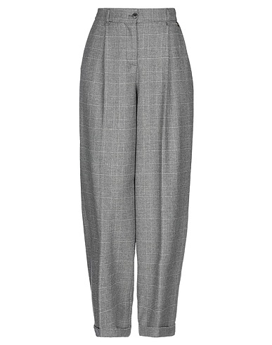 TWINSET Casual παντελόνι Γκρι 39% Μαλλί, 30% Πολυεστέρας, 30% Βισκόζη, 1% Ελαστάνη, Σεντέφι